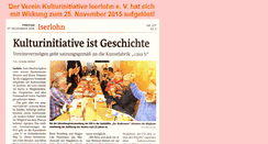 Desktop Screenshot of kulturinitiative-iserlohn.de